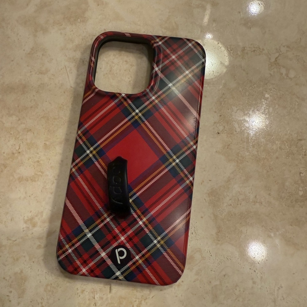 Loopy 14 Pro Max plaid case